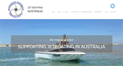 Desktop Screenshot of jetboatingaustralia.com